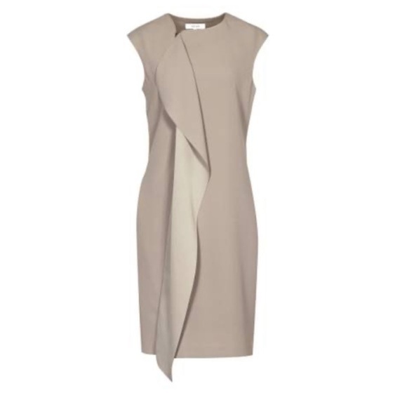 REISS dress Sherwood Cora beige shift dress - Picture 2 of 14